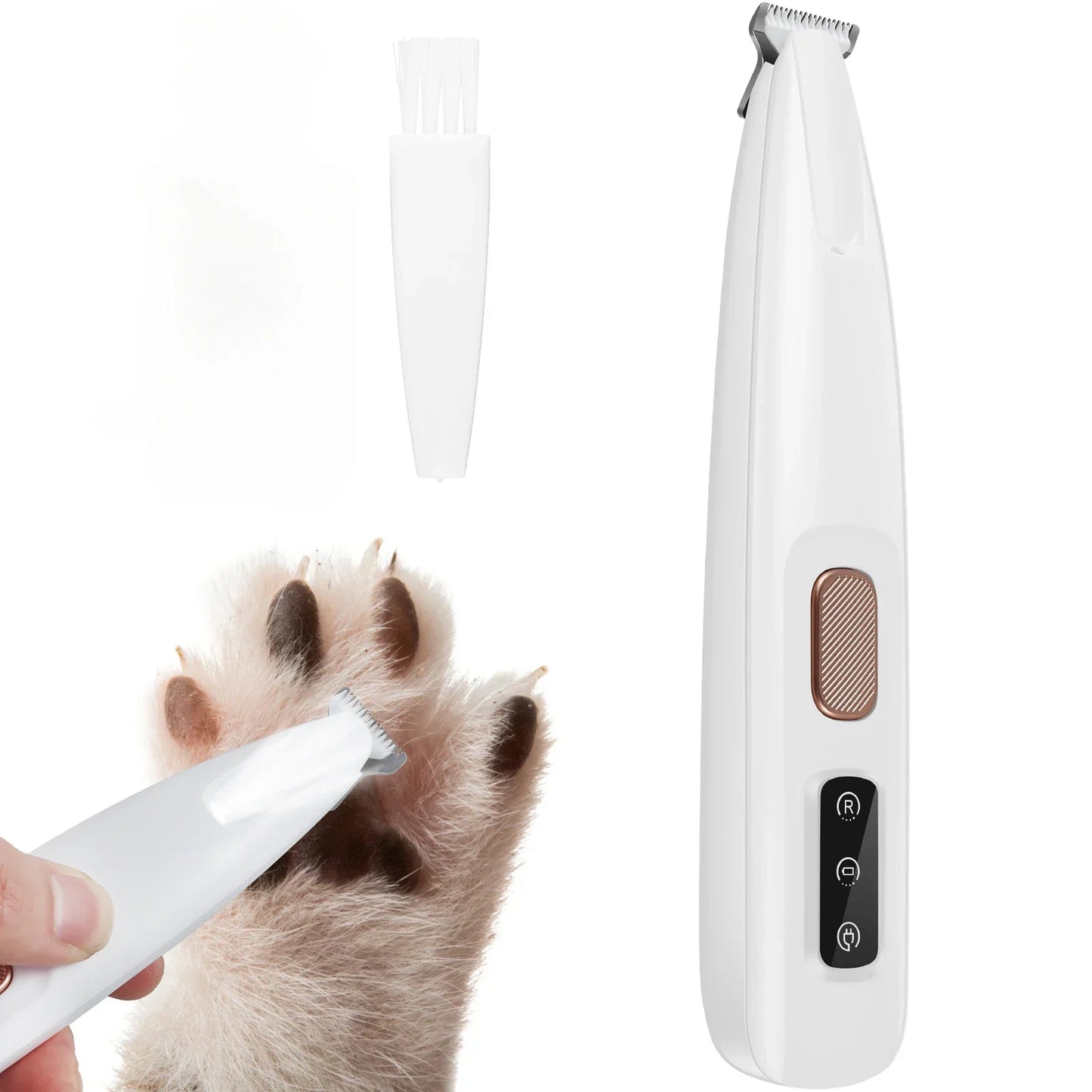 Pet Paw Trimmer – Safe, Quiet, Cordless