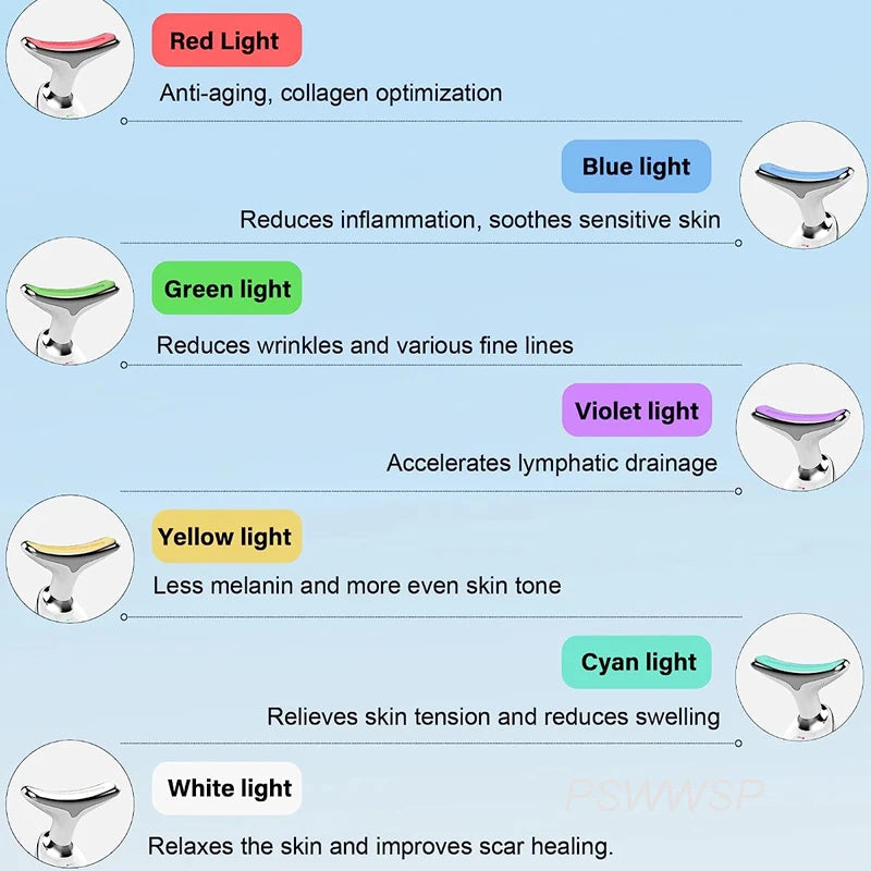 7 in 1 LED Light Therapy Facial Device