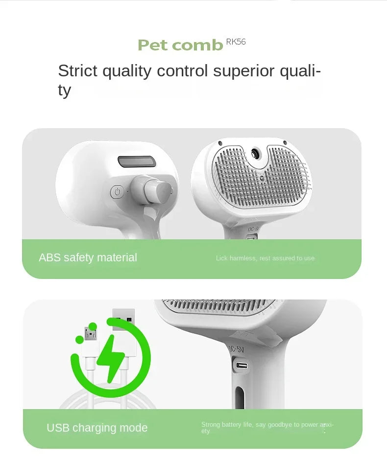 3-in-1 Dog Hair Brush