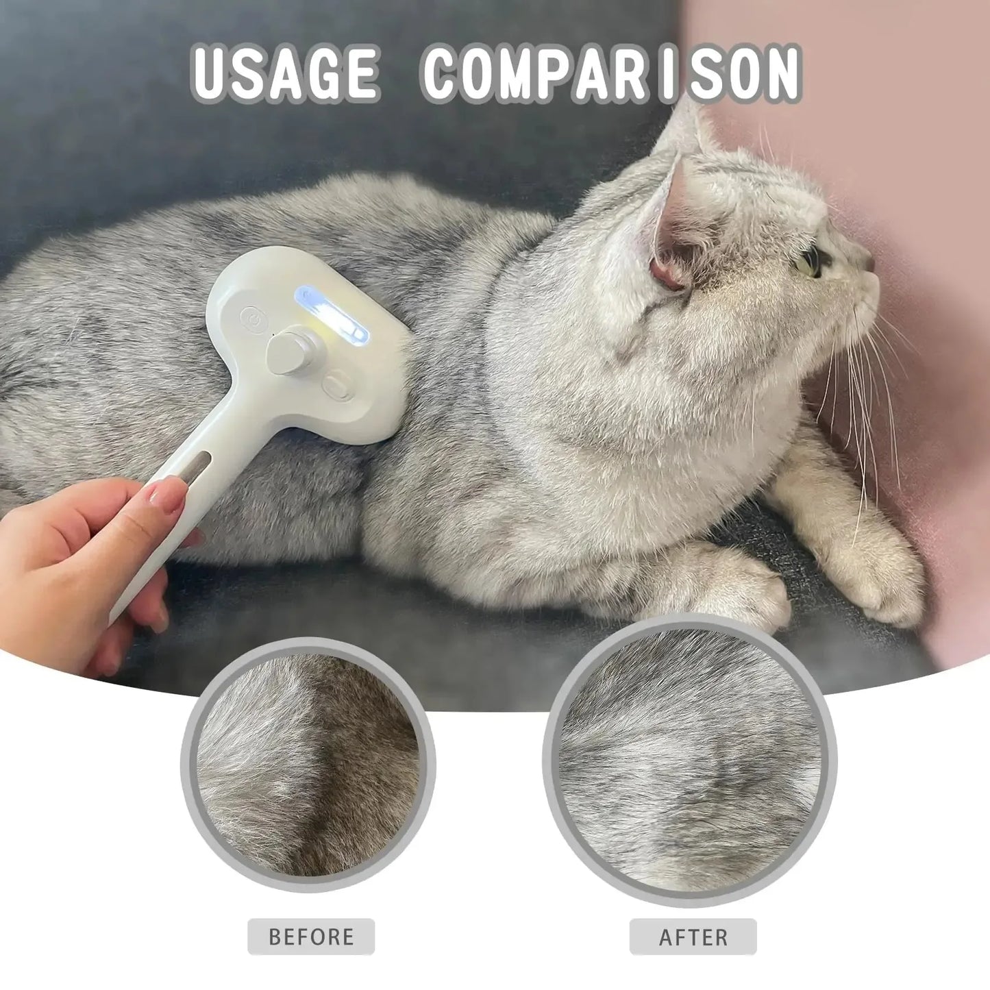 3-in-1 Dog Hair Brush
