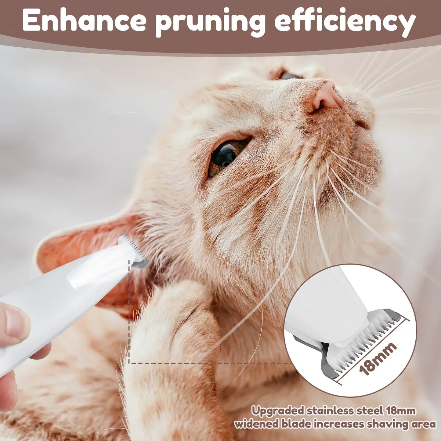 Pet Paw Trimmer – Safe, Quiet, Cordless