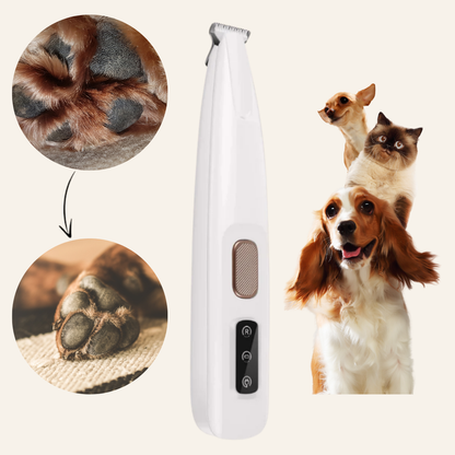 Pet Paw Trimmer – Safe, Quiet, Cordless