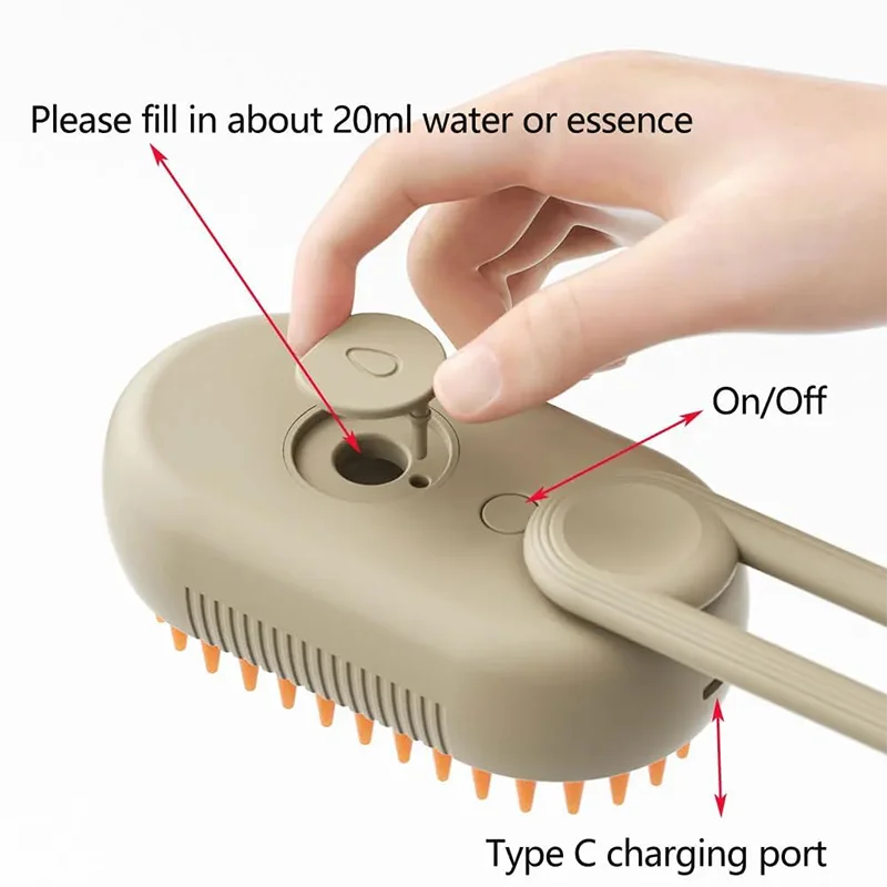 3-in-1 Dog Hair Brush