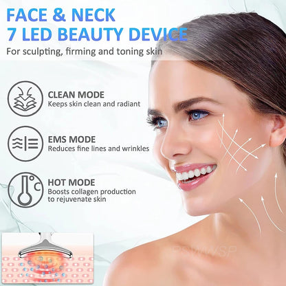 7 in 1 LED Light Therapy Facial Device