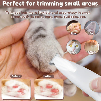 Pet Paw Trimmer – Safe, Quiet, Cordless